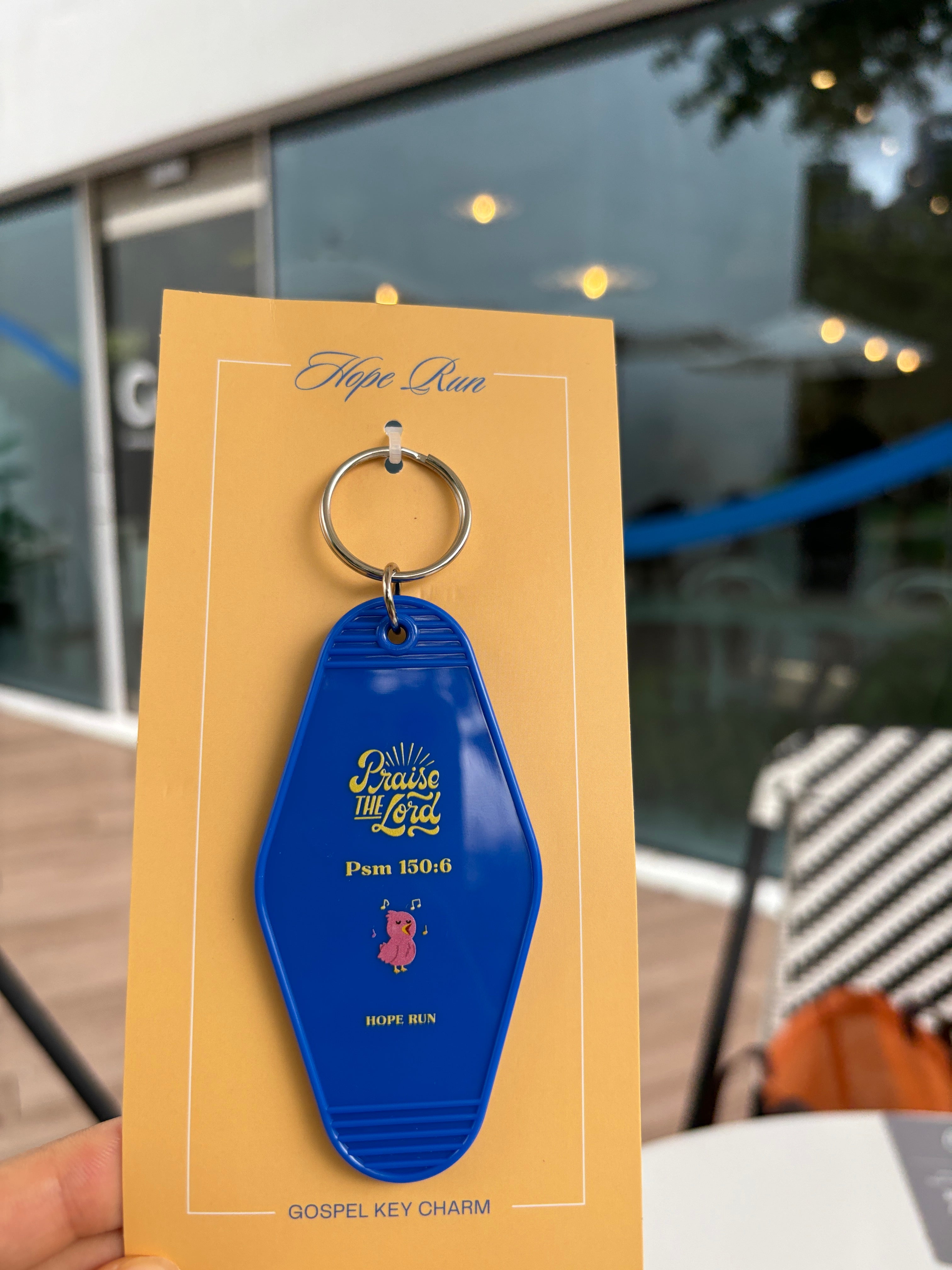 Gospel motel key charm潮酷菱形牌吊飾