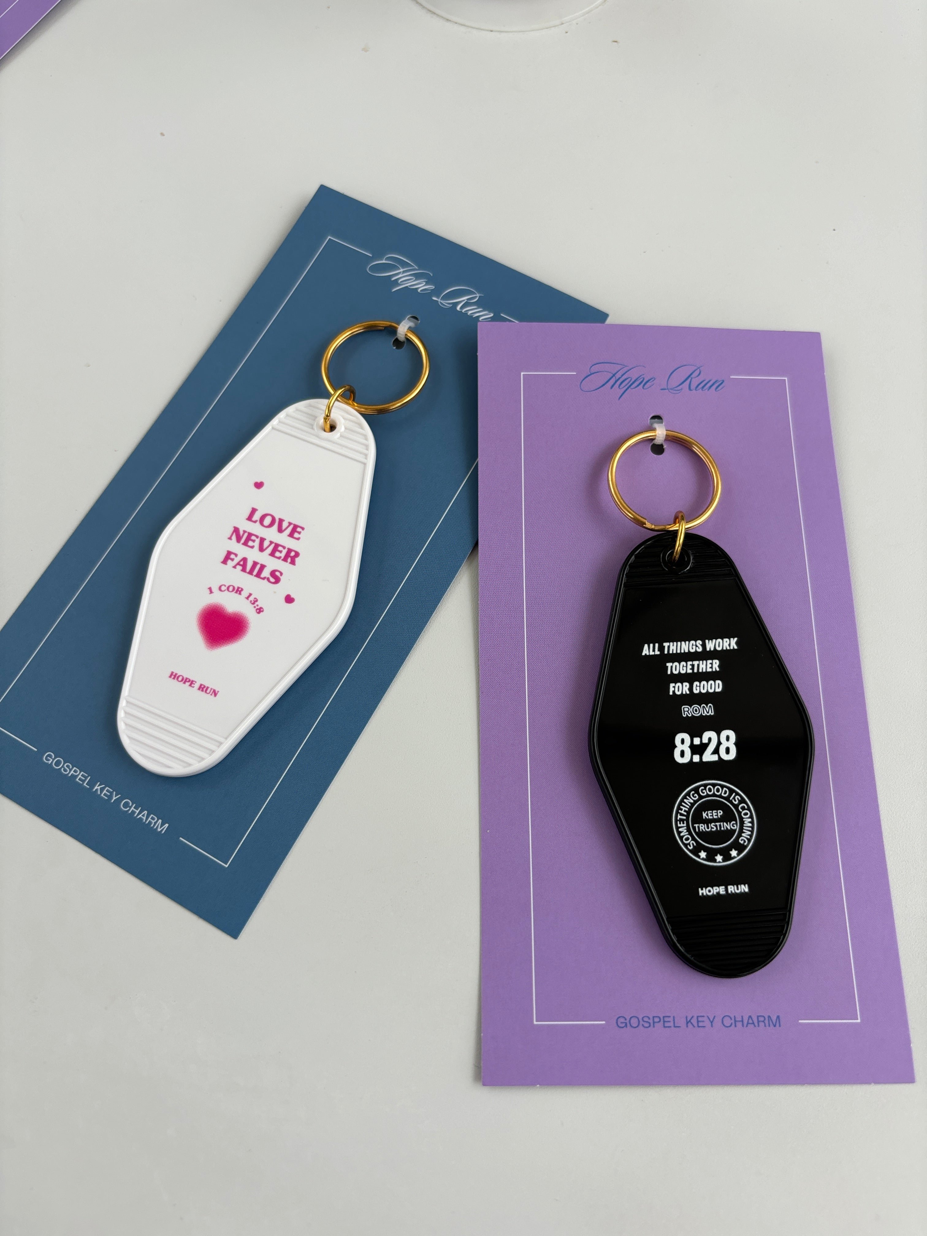Gospel motel key charm潮酷菱形牌吊飾